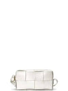 Bottega Veneta Cassette Mini Cross Bag 18 White 755031VCQC49009 - SAINT LAURENT - BALAAN 1