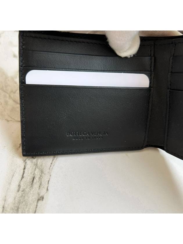 Intrecciato Cassette Half Wallet Black - BOTTEGA VENETA - BALAAN 7