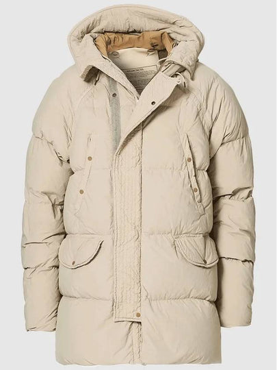 Deck Hood Down Parka Beige - TEN C - BALAAN 2