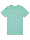 Embroidered Logo Cotton Short Sleeve T-Shirt Mint - POLO RALPH LAUREN - BALAAN 1