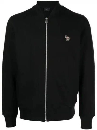 Zebra Logo Cotton Bomber Jacket Black - PAUL SMITH - BALAAN 2