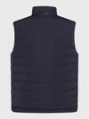 4 Bar Poly Twill Down Vest Navy - THOM BROWNE - BALAAN 6