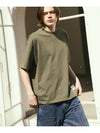 _PIGMENT WAPPEN OVER FIT SHORT SLEEVE T SHIRTS KHAKI - THE GREEN LAB - BALAAN 4