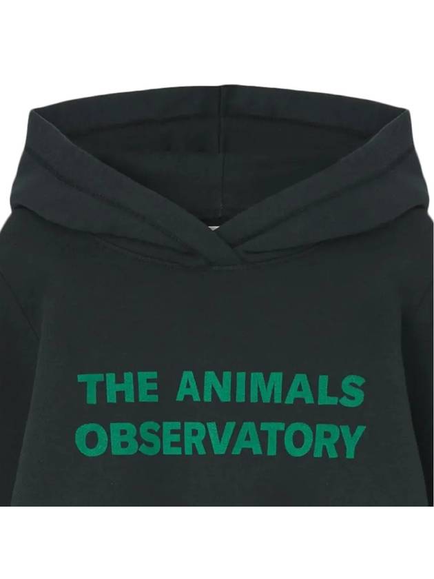 Kids Logo Hoodie Dark Green F24128 021BG - THE ANIMALS OBSERVATORY - BALAAN 4