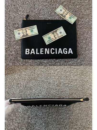 logo large clutch - BALENCIAGA - BALAAN 2