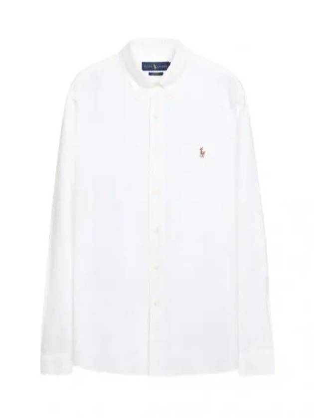 Color Pony Logo Embroidered Oxford Shirt Men s Long Sleeve - POLO RALPH LAUREN - BALAAN 1