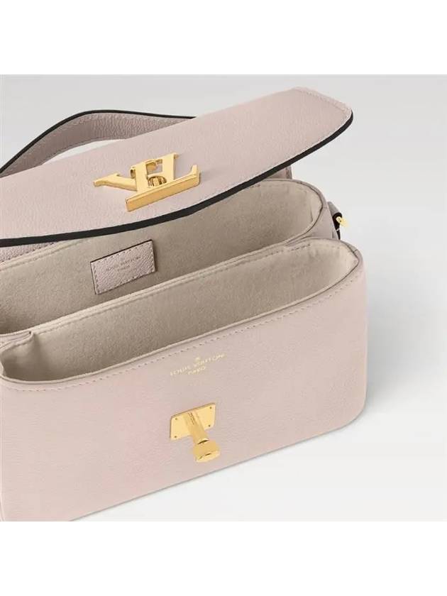 Oxford Lock Me Leather Shoulder Bag Beige - LOUIS VUITTON - BALAAN 5