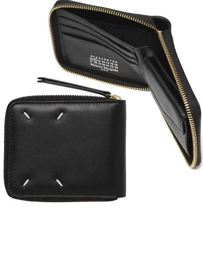 Stitch Zip Around Medium Half Wallet Black - MAISON MARGIELA - BALAAN 2