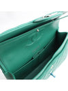 Classic medium green silver shoulder bag number 22 - CHANEL - BALAAN 5