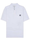 Piquet Polo Shirt White - MAISON KITSUNE - BALAAN 2