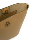 McGraw Logo Bucket Bag Beige - TORY BURCH - BALAAN 5