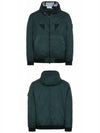 Wappen Patch Nylon Hooded Jacket Dark Green - STONE ISLAND - BALAAN 5