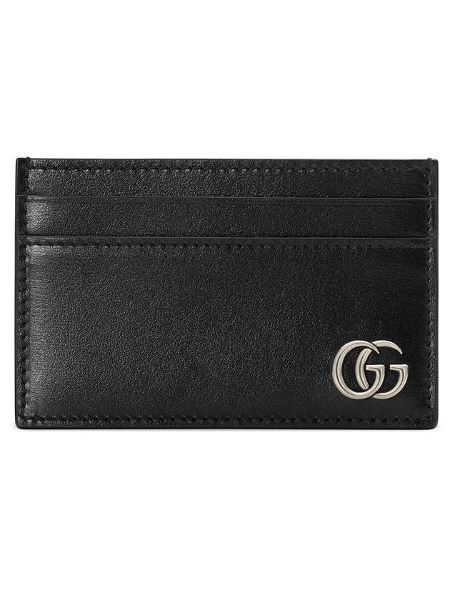 GG Marmont 2-Stage Card Wallet Black - GUCCI - BALAAN 1