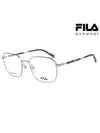 Glasses Frame VFI113 0568 Square Metal Men Women Glasses - FILA - BALAAN 1