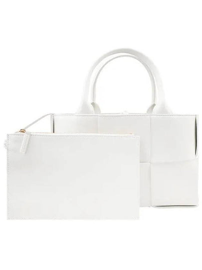 Arco Mini Tote Bag White - BOTTEGA VENETA - BALAAN 2