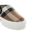 Embossed Logo Checked Slip-on - BURBERRY - BALAAN 10