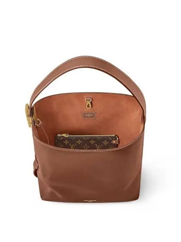 Low Key Hobo MM Shoulder Bag Cognac - LOUIS VUITTON - BALAAN 4