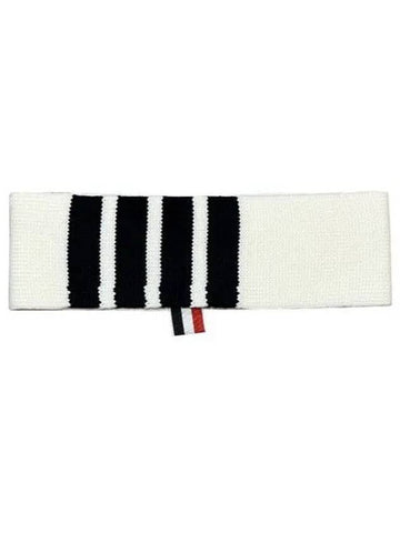 4 bar jersey stitch merino wool headvan 33121578 270701 1100681 - THOM BROWNE - BALAAN 1