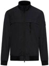 Garment Dyed Crinkle Reps R Nylon Jacket Black - STONE ISLAND - BALAAN 2