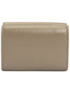 Logo Leather Half Wallet Beige - MARNI - BALAAN 3