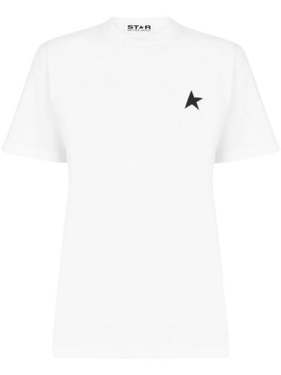 Star Logo Short Sleeve T-Shirt White - GOLDEN GOOSE - BALAAN 2