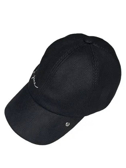 Golf Wear Stud Ball Cap Black - J JANE - BALAAN 1