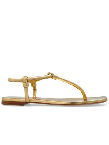 Gianvito Rossi Sandals Juno, Women's, Gold - GIANVITO ROSSI - BALAAN 1