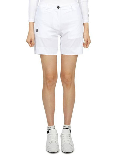 Women's Golf Shorts White - HYDROGEN - BALAAN 1