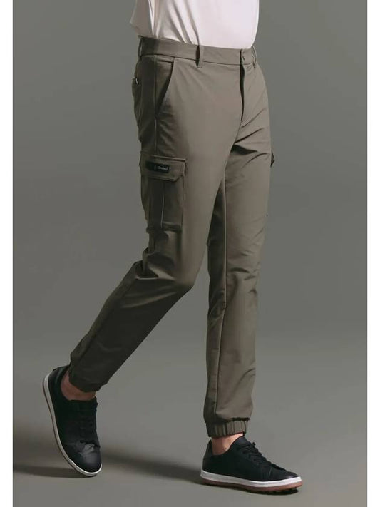 Men s Out Pocket Stretch Cargo Jogger Pants Khaki Beige - CLEVELAND GOLF - BALAAN 1