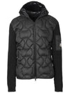 Padded Hooded Cardigan Black - MONCLER - BALAAN 3