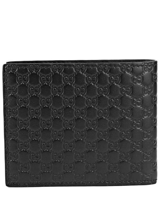 Micro GG Ssima Bifold Wallet Black - GUCCI - BALAAN 3