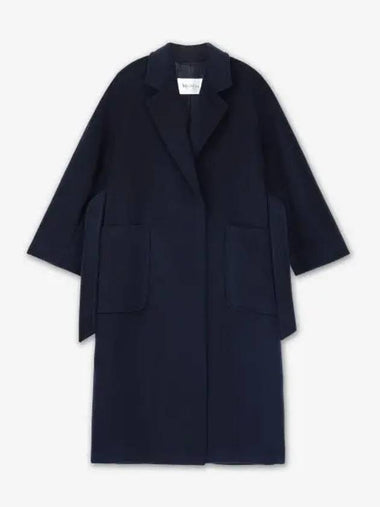 LOCRI Coat Blue Marino 21016072600005 - MAX MARA - BALAAN 1