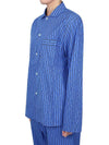 Poplin Pajamas Striped Organic Cotton Long Sleeve Shirt Boro - TEKLA - 8