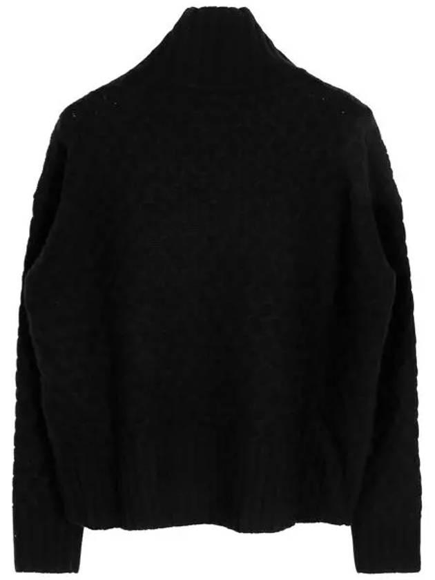 23FW Black Valdese Wool Cashmere Sweater VALDESE 011 - MAX MARA - BALAAN 2