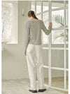 Brilliant Classic Denim Pants Ivory - MICANE - BALAAN 4