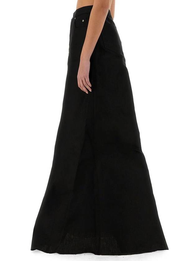 Rick Owens Long Skirt - RICK OWENS - BALAAN 4