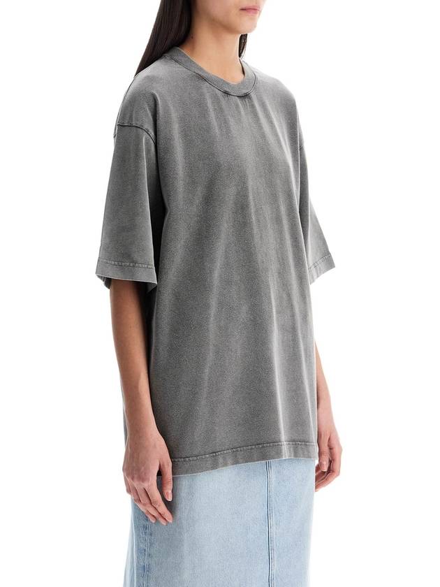 Back Logo Patch Crew Neck Short Sleeve T-Shirt Faded Black - ACNE STUDIOS - BALAAN 3