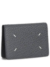 Bovine Leather Card Wallet Pewter - MAISON MARGIELA - BALAAN 2