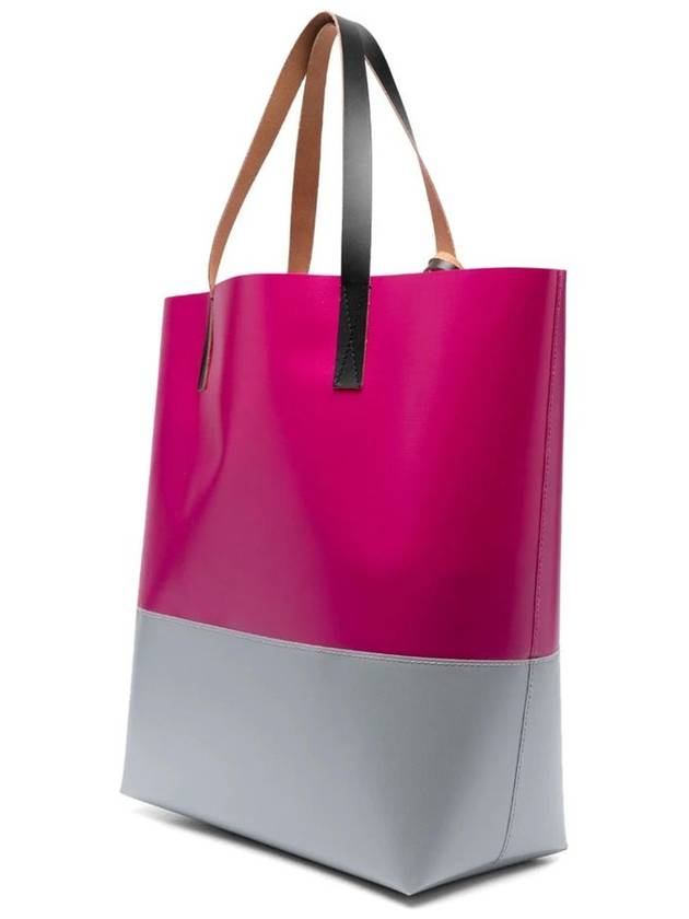 Tribeca Shopping Tote Bag Pink - MARNI - BALAAN 3