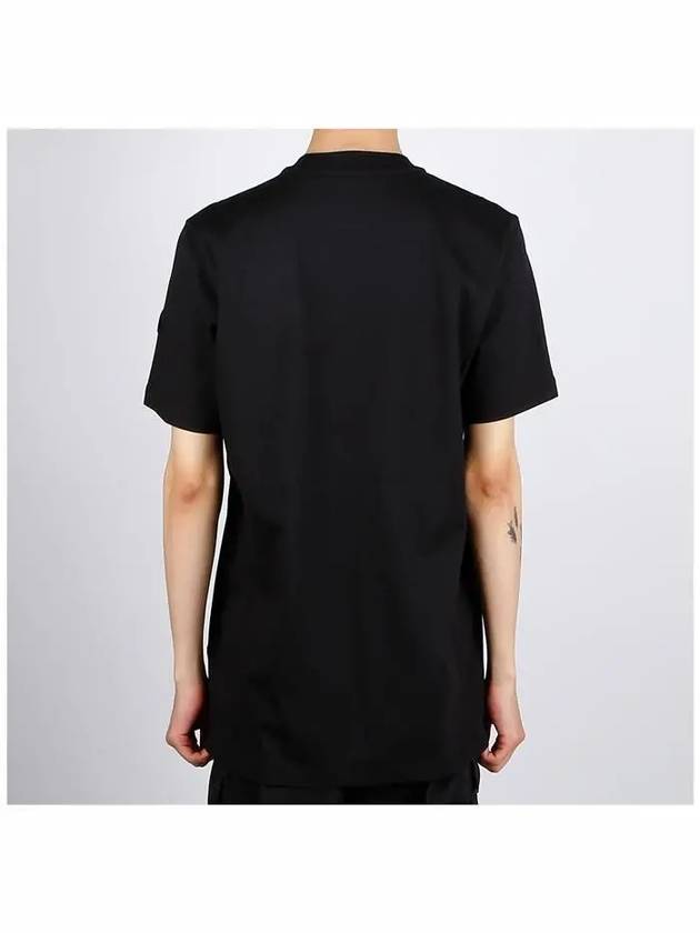 Logo Motif Short Sleeve T-Shirt Black - MONCLER - BALAAN 5