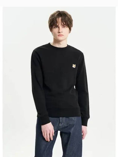 Men s Foxhead Patch Regular Sweatshirt Black Domestic Product GM0024021422068 - MAISON KITSUNE - BALAAN 1