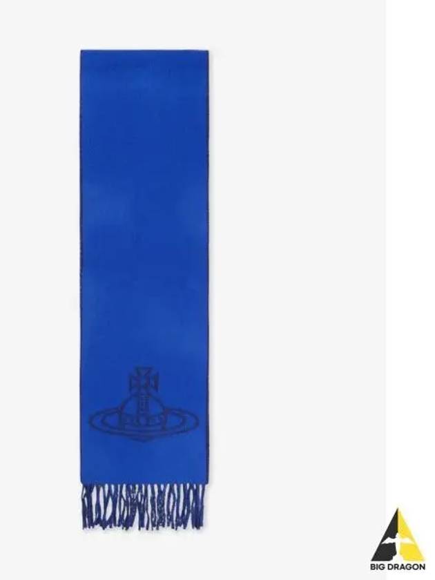 ORB Logo Muffler Blue - VIVIENNE WESTWOOD - BALAAN 2