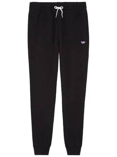 Men's Tricolor Fox Patch Track Pants Black - MAISON KITSUNE - BALAAN 2