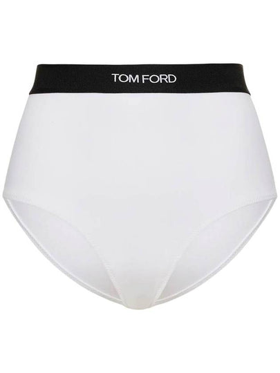 High Waist Logo Band Panties White - TOM FORD - BALAAN 2