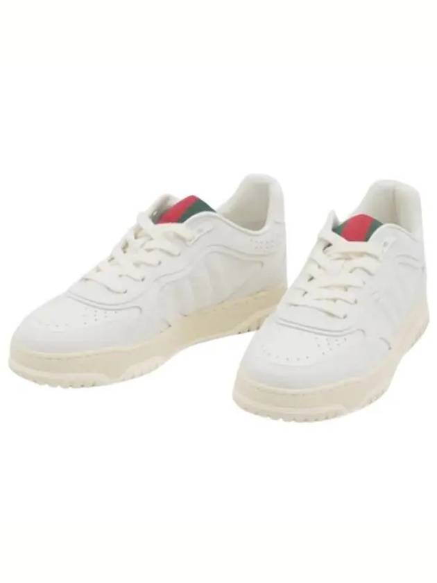 Men's Reweb Low Top Sneakers White - GUCCI - BALAAN 2