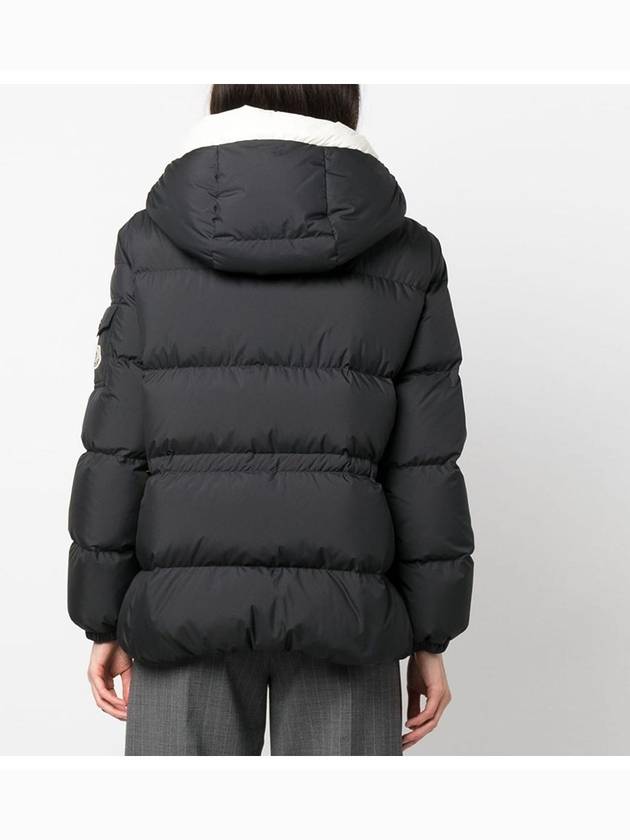 Draa Down Padded Jacket Black - MONCLER - BALAAN 4