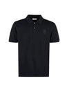 Skull Patch Short Sleeve Polo Shirt Brown - ALEXANDER MCQUEEN - BALAAN 1