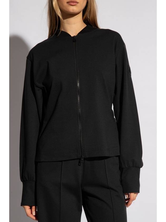 Moncler Zip-up Sweatshirt, Women's, Black - MONCLER - BALAAN 3