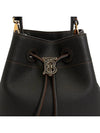 Small Grainy Leather TB Bucket Bag Black - BURBERRY - BALAAN 9