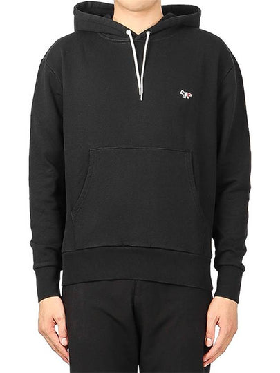 Tricolor Fox Patch Classic Hoodie Black - MAISON KITSUNE - BALAAN 2